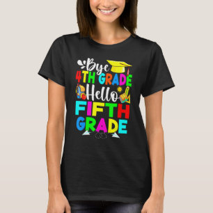 T-shirt Bye 4e année Bonjour 5e année Retour à l'école 1