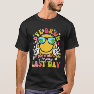 T-shirt Bye Bruh Joyeux Jour De L'École Professeurs Garçon