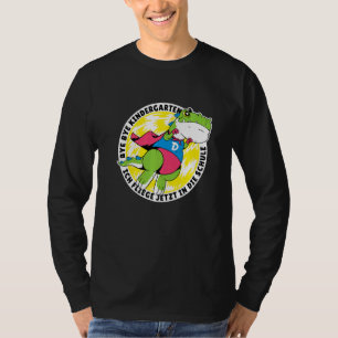 T-shirt Bye Bye Kindergarten Dinosaur