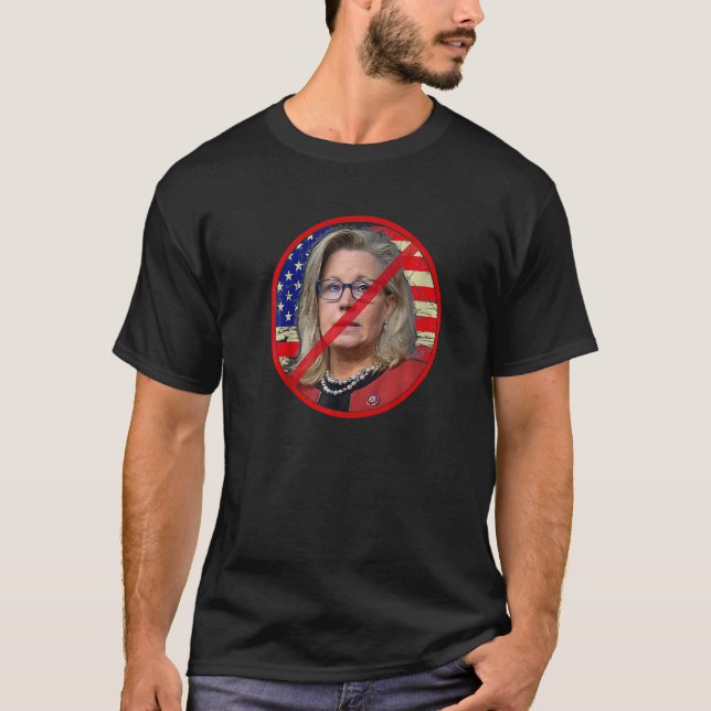 T-shirt Bye Bye Liz Cheney   1 (Devant)