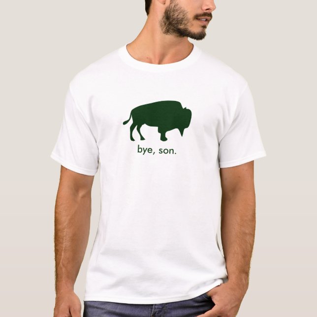 T-shirt "Bye, pièce en t de mode de fils" (Devant)