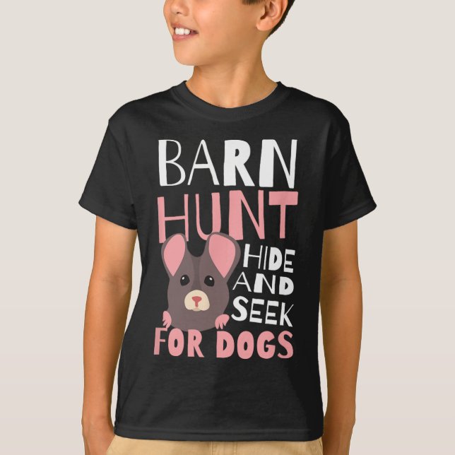 T-shirt Byrn Hunt Cacher Et Chercher Design Rn Hunt (Devant)