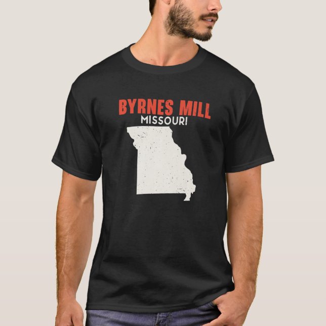 T-shirt Byrnes Mill Missouri USA State America Travel Miss (Devant)