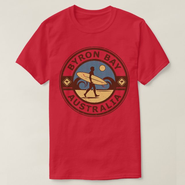 T-shirt Byron Bay Australie 3 (Design devant)