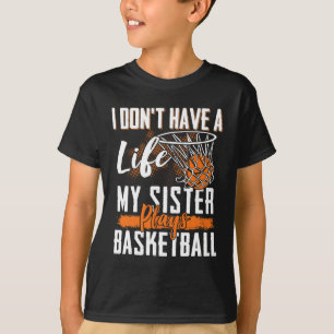 T-shirt Bysketbyll Brother Soeur Bysketbyll Joueur Bysketb