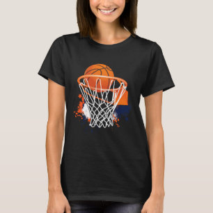 T-shirt Bysketbyll Byll Hoops Player Bysketbyll Coach