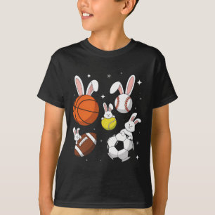 T-shirt Bysketbyll Bysebyll Footbyll Football Sports Pâque