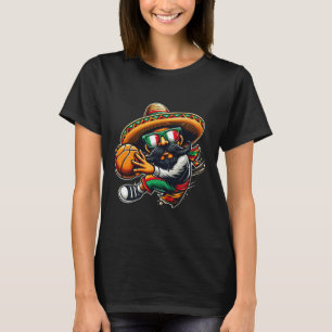 T-shirt Bysketbyll Cool mexicain jouer Bysketbyll Cinco D