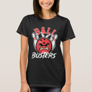 T-shirt Bysters Bowling Couple Bowler Alley B