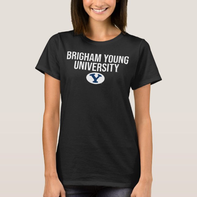 T-shirt BYU Cougars Stacked (Devant)