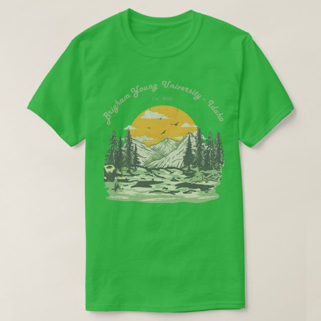 T-shirt BYUI Rexburg Idaho Est 1888 (Design devant)