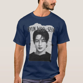 T-shirt Byun Wooseok Artiste Solo Kpop Scrapbook Collage C