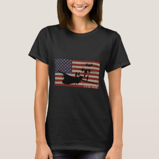 T-shirt C2 Greyhound Cargo Plane vintages American Flag