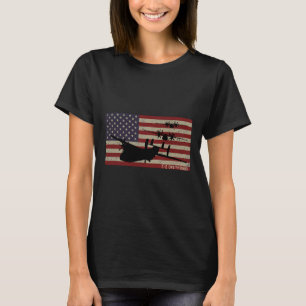 T-shirt C2 Greyhound Cargo Plane vintages American Flag