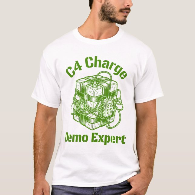 T-shirt C4 Charge Demo Expert (Devant)