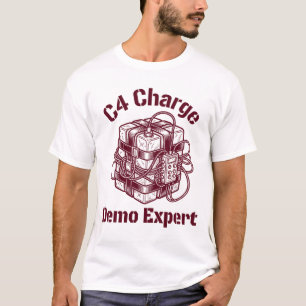 T-shirt C4 Charge Demo Expert