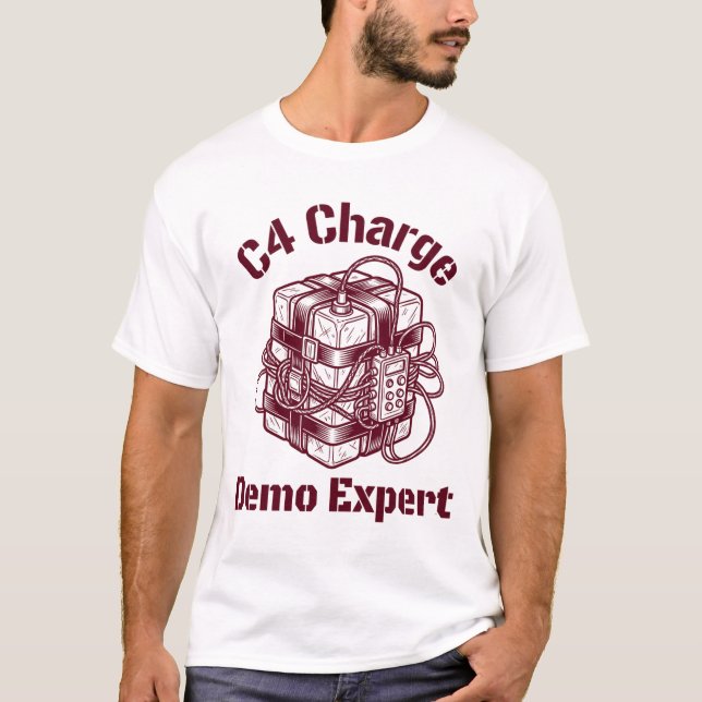 T-shirt C4 Charge Demo Expert (Devant)