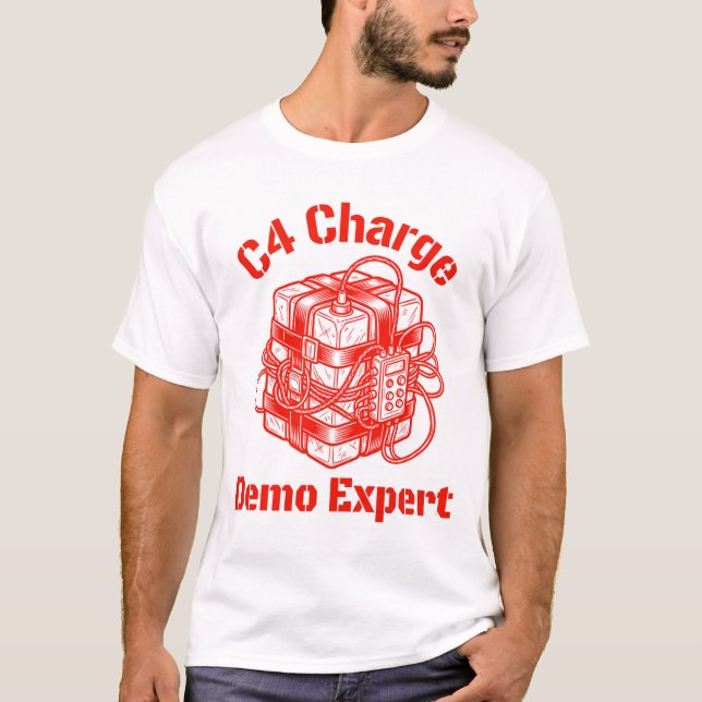 T-shirt C4 Charge Demo Expert (Devant)