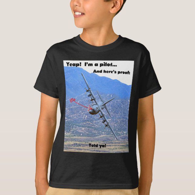 T-SHIRT C-130 DE BAS NIVEAU (Devant)