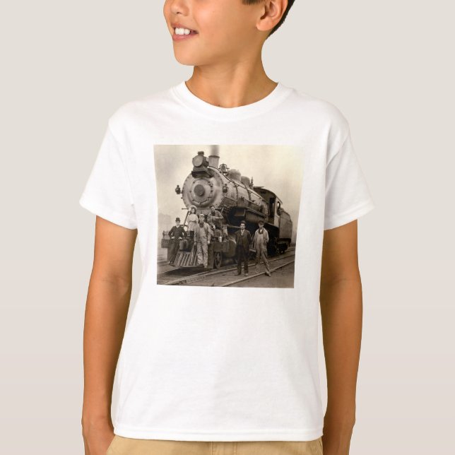 T-shirt C. 1905 train de chemin de fer (Devant)