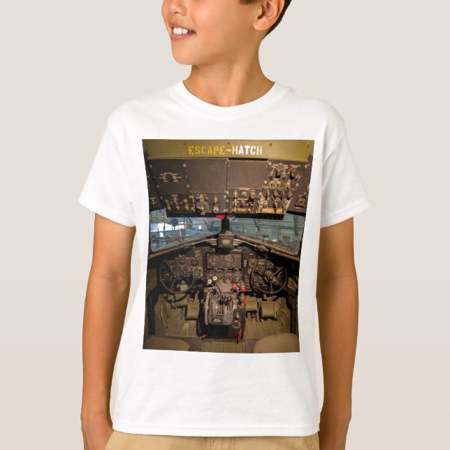 T-shirt C-47 Cockpit (Devant)