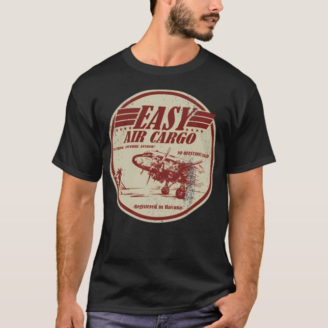 T-shirt C-47 Skytrain - Dc-3 Dakota Easy Air Cargo (Distre (Devant)