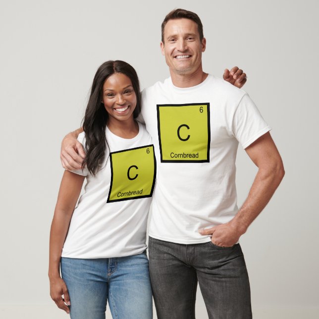 T-shirt C - Chemise drôle de cornbread Symbole d'élément d (Unisexe)