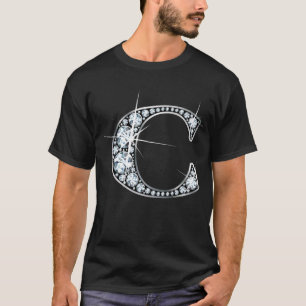 T-shirt "C" Diamond Bling