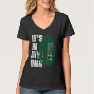 T-shirt C Est Dans Mon Adn Drapeau De L Arabie Saoudite Sa