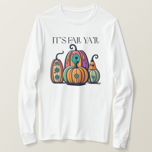 T-shirt C’est l’automne Ya’ll (Design devant)