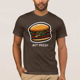 T-shirt C’est l’heure du hamburger (T-shirt)