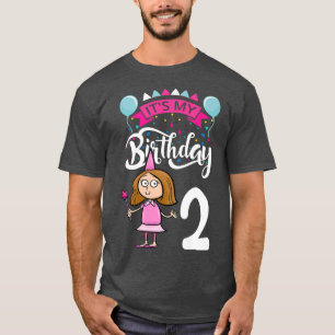 T-shirt C`est mon anniversaire 2 Thématique Fairy Annivers