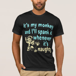 T-shirt C’est mon singe et je le flirterai à chaque foi