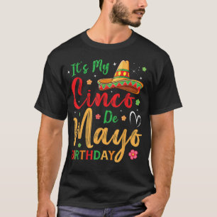 T-shirt C’est My Cinco De Mayo Anniversaire Tacos Hommes F