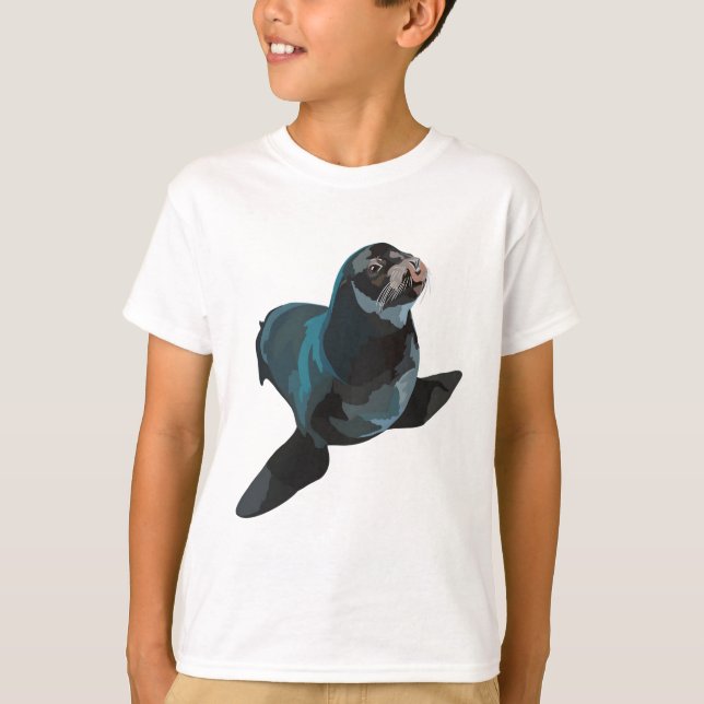 T-shirt C est pour California Sealion (Devant)