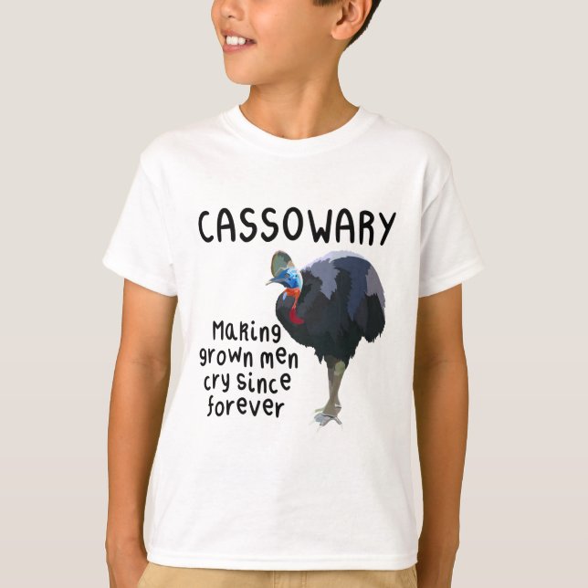 T-shirt C est pour Cassowary (Devant)