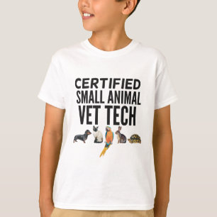 T-shirt C est pour Certified Small Animal Vet Tech