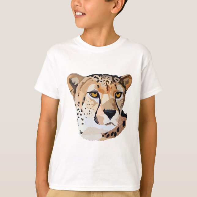 T-shirt C est pour Cheetah (Devant)
