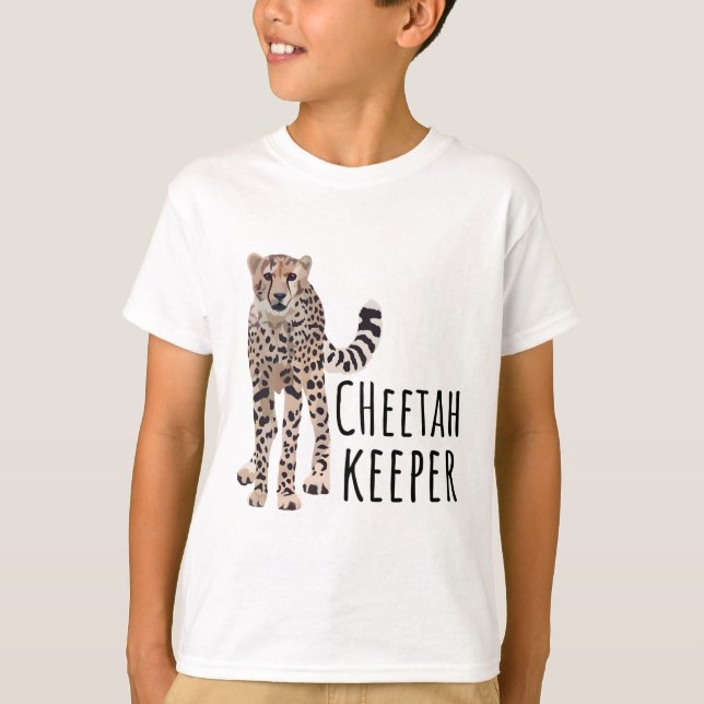 T-shirt C est pour Cheetah Keeper (Devant)