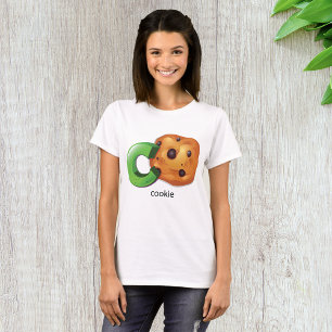 T-shirt C est pour Cookie Lettre de l'alphabet Chip au Cho