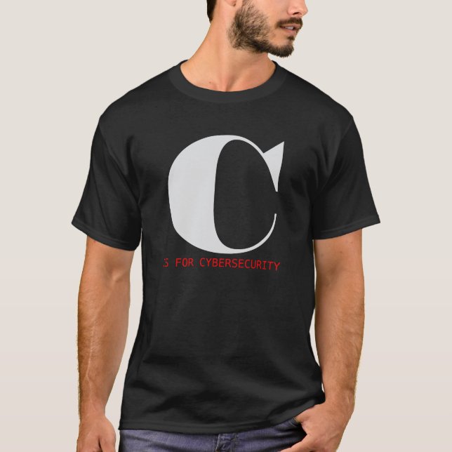 T-shirt C est pour la cybersécurité (Devant)