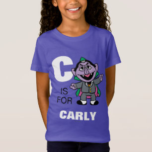 T-Shirt C est pour le Comte von Count   Ajoutez votre nom