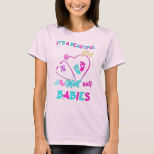 T-shirt "C’est une belle journée pour rencontrer nos bébés