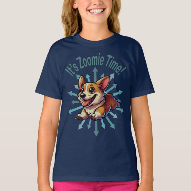 T-shirt C’est Zoomie Time Corgi (Devant)