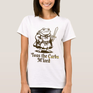 T-shirt C’était le mème Vintage de grenouille Carbs M’Lord