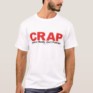 T-shirt C.R.A.P.  Le carbone n'est pas vraiment pollution
