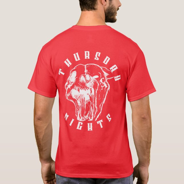 T-shirt C - Tee - shirt de chien Rez - Rouge (Dos)