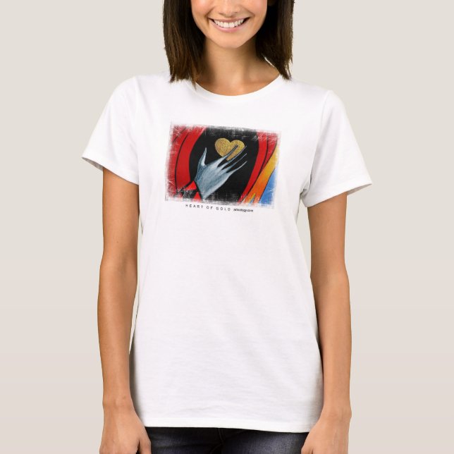 T-shirt c?ur d'or (Devant)