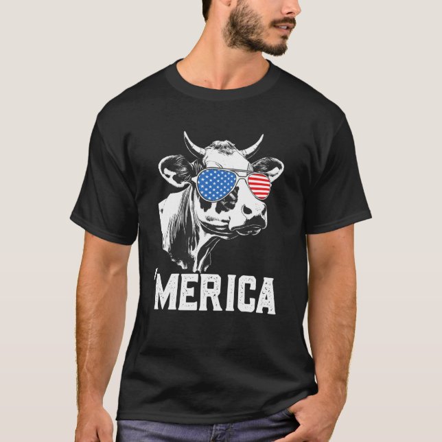 T-shirt C:\Users\Administrator\Downloads\Vache 1\Merica Dr (Devant)