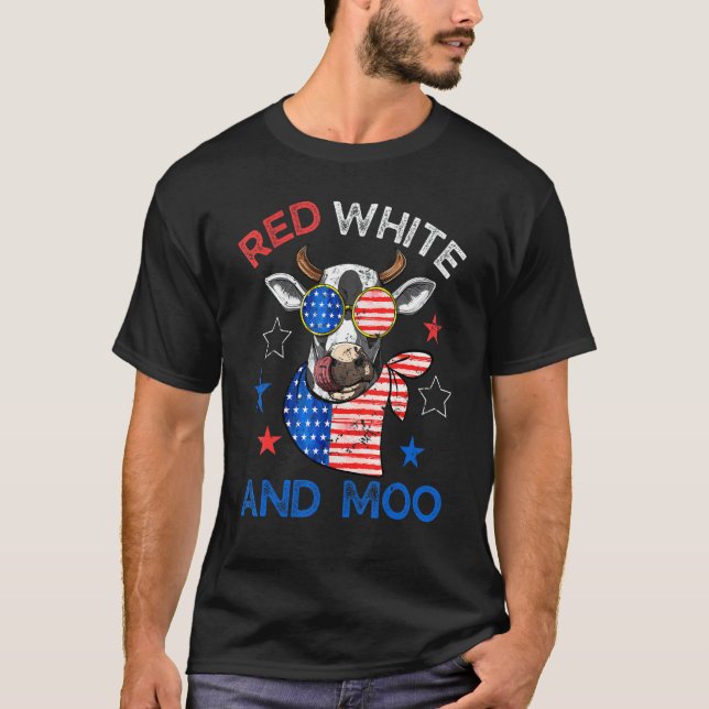 T-shirt C:\Users\Administrator\Downloads\Vache 1\Rouge Bla (Devant)